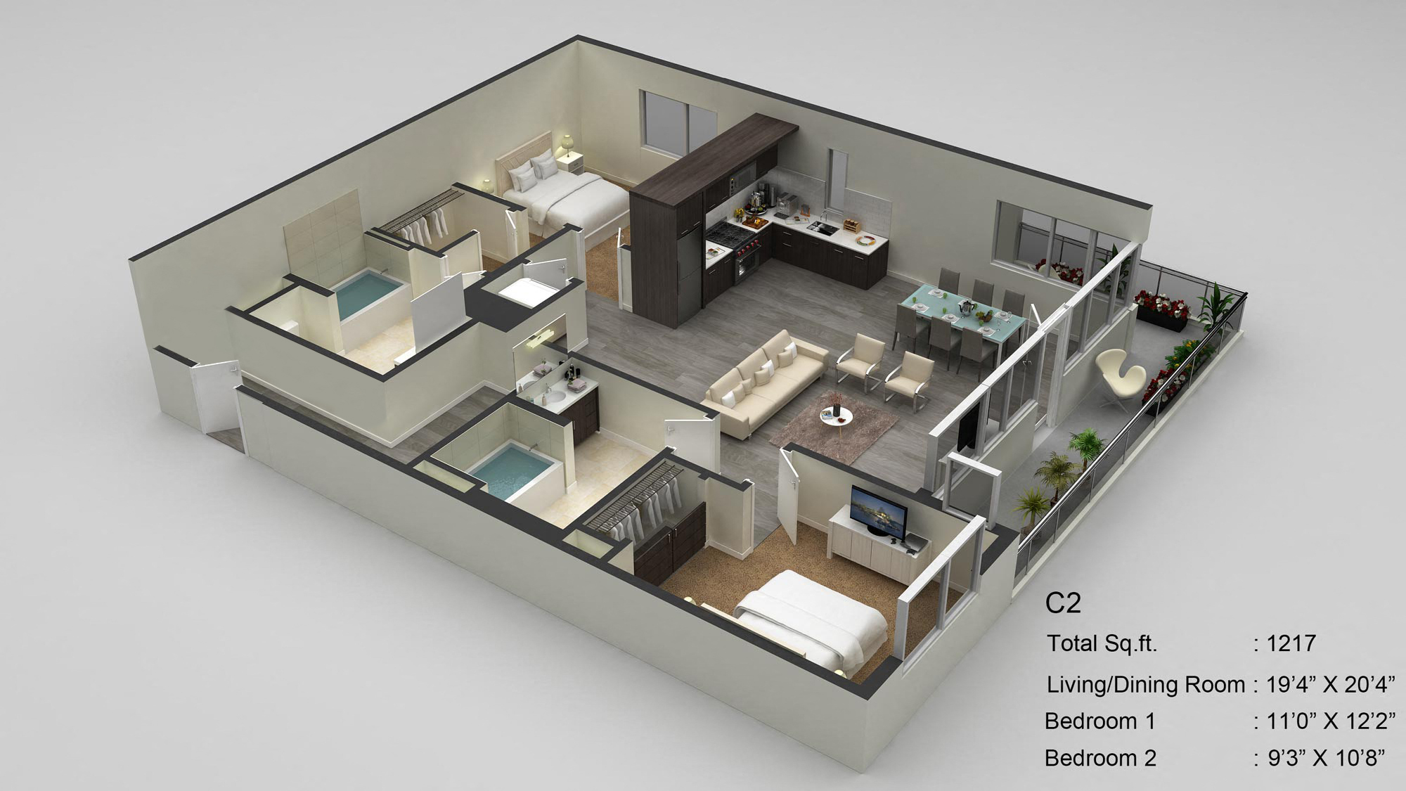Two Bedroom C2 Alchemy